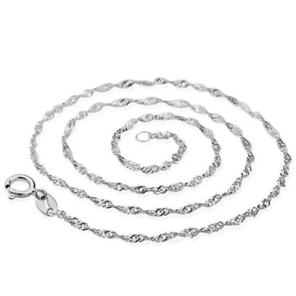 Diamond Cut Sterling Silver Chain - Picture 3 of 8
